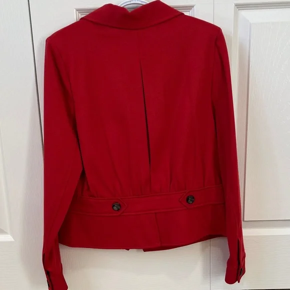 CAbi Women's Vibrant Red Blazer - Picture 2 of 9